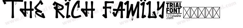 the rich family字体转换